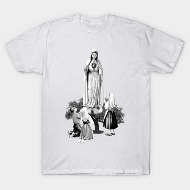 Apparition of Fátima T-Shirt by alinerope